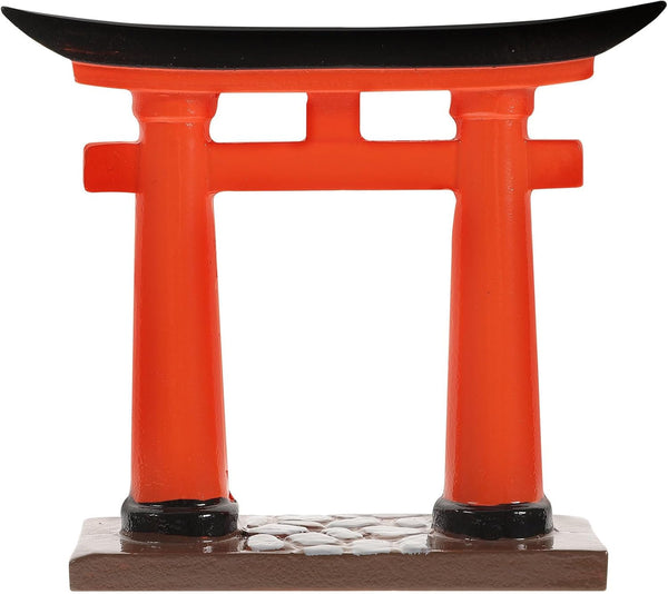 IMIKEYA Japanese Torii Gate Decoration for Fish Tank, Mini Torii Model for Aquarium Landscape and Fairy Gardens