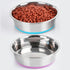 5mm Thick Stainless Steel Dog Bowls, Non-Slip with Silicone Base, 2 Cups Food Grade BPA Free, 2 Pack