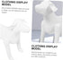 Mobestech Pet Clothing Model Dog Models Dog Mannequin Dog Clothes Display Stand Inflatable Dog Model Dog Clothing Rack Counter Display Stand for Dog Clothing Animal PVC Decorations White