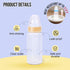 ASEVAT 5 oz 3PackPet 3pcs Feeding Bottle, Anti-Choking Puppy Feeder Design,with Replaceable and Reusable Silicone