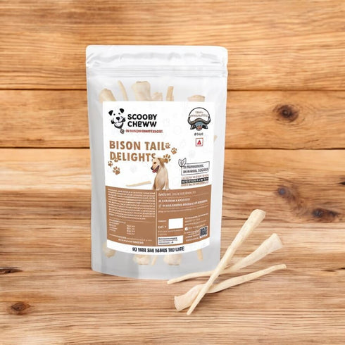 30 Pack, 100% 30 Beef Cow Tails for Dog Chews, High Protein Dog Treats, Natural Pet Treats, Long Lasting Chew for Dogs