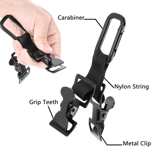 Xxerciz Golf Glove Clip - Work Safety Clip with Metal Clips for Gloves