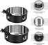 Crate Water Bowl No Spill, 2 Pack Hanging Dog Bowls for Kennel, Kennel Water Bowls Mountable, Dog Food Bowls for Crates, Large Stainless Steel Pet Cage Accessories Feeder Dish for Cat Puppy Bunny
