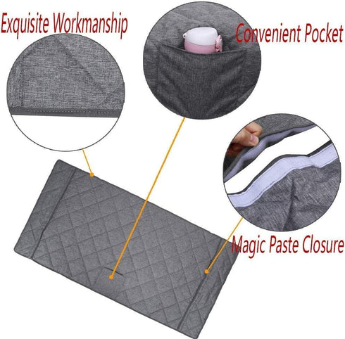 Golf Cart Seat Covers, EZGO Heavy Duty Seat Cover, Waterproof Travel Sports Cart Seat Cushion Covers for 2 Person Seats