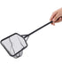 Aquarium Fish Net, Lightweight Nylon Fish Tank Fishing Net, Square Fish Shrimp Net with Plastic Handle