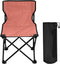 Outdoor Folding Salmon Camping Chairs for Adults Portable Camping Chair Lightweight Lawn