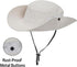 Women's Packable Summer Sun Hat, Wide Brim Outdoor UV Protection Bucket Hat with Ponytail Hole
