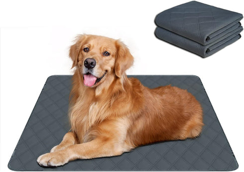 RIOUSSI Washable Pee Pads for Dogs, Reusable, Absorbent, Leakproof, Non Slip Pet