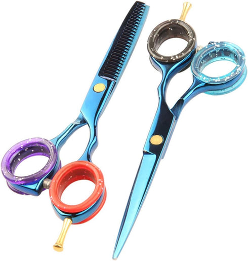 16pcs Silicone Scissors Finger Rings Inserts for Hair Cutting and Grooming Comfortable Finger Protectors for Barber Shears and Pet Grooming Scissors Accessories