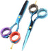 16pcs Silicone Scissors Finger Rings Inserts for Hair Cutting and Grooming Comfortable Finger Protectors for Barber Shears and Pet Grooming Scissors Accessories