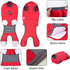 Red L Dog Recovery Suit, After Surgery Cone Alternative for Male & Female Dogs