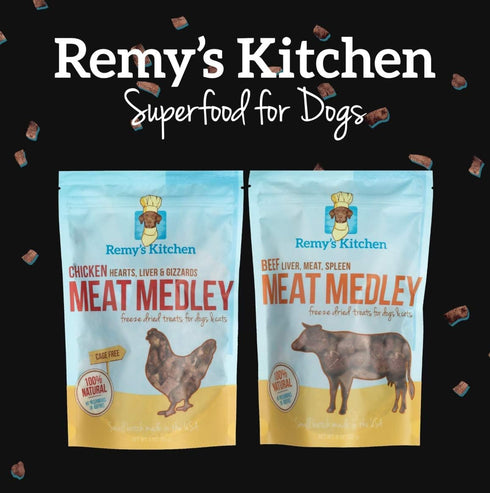 Chicken Meat Medley Freeze Dried Dog Treats - USA Sourced, Human-Grade, All Natural, Grain Free, 3 oz