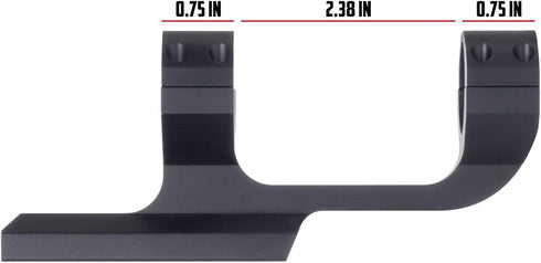 Offset Monstrum Slim Profile Series Cantilever Picatinny Scope Mount