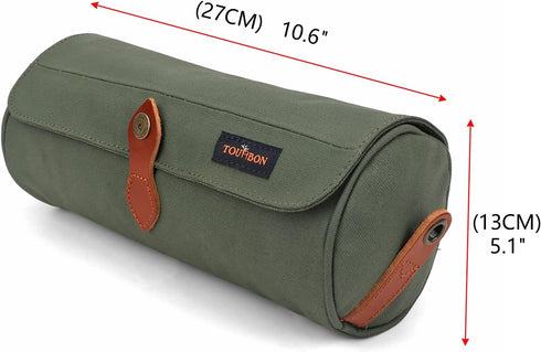 TOURBON Bicycle Front Handlebar Bag - Bike Tool Saddle Seat Bag with Phone Holder Pouch