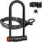 Heavy Duty Bike U Lock with 16mm U Lock and 5ft Length Security Cable, Sturdy Mounting Bracket for Bicycle, Motorcycle