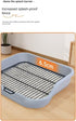 GeRRiT 19.3""15.35"" Dog ToiletPee Pad Holder Pet Indoor Dog Training Toilet Dog Litter Box Plastic Potty Tray (Yellow)