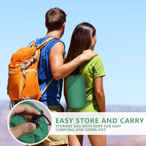 Portable Waterproof Camping Sleeping Bags for Adults and Kids, 4 Seasons for Hiking, Backpacking, Indoor Outdoor Use