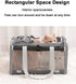 XhuangTech Pet Carrier, Airline Approved Travel Bag, Collapsible Soft-Sided Dog Kennel for Small Medium Pets