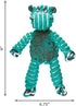 KONG Floppy Knots - Tough Plush Dog Toy with Squeaker for Active Play (Hippo, Small/Medium)