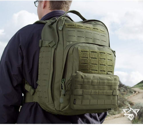 WYNEX Tactical Admin Molle Pouch, Medical EDC Utility Bag Shell Design Attachment Pouches for Hiking