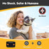 Tiniest Bark Collar for Small Dogs 5-15lbs, Rechargeable, No Shock with Vibration & Sound, Orange