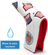 US Flag Golf Putter Cover - Premium Leather Blade Headcover with Magnetic Closure, White Golf Accessories for Men