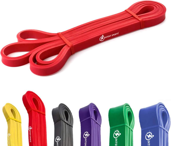 INTENT SPORTS Pull Up Assist Bands – Resistance and Assistance Bands for Fitness, Weightlifting, Body Stretching,