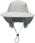 Surblue Wide Brim Sun Hat with Adjustable Neck Flap, UPF50+ Hiking Hunting Fishing Hats for Men and Women