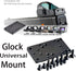 Universal Hunting Rear Sight Glock Plate Base Mount for Red Dot Sight Optics Kits