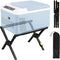 LIWSHWZ Folding Cooler Stand with Carry Bag, Adjustable Cooler Holder Leg, Portable Box Stand for Camping