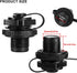 Inflatable Boat Air Valve Screw - One-Way Inflation Replacement Screw for Inflatable Boat Spiral Air Plugs (4)