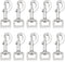 Swivel Snap Hooks Heavy Duty Dog Leash Hook, Trigger Clip Clasp for Linking Pet Leash Collar, Key Chain (10 Pack)
