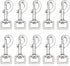 Swivel Snap Hooks Heavy Duty Dog Leash Hook, Trigger Clip Clasp for Linking Pet Leash Collar, Key Chain (10 Pack)