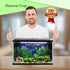 Planaria Trap Crystal Red Shrimp Tank Aquarium Bristle Worm Catcher, Clear Glass Leeches Catching Tube (3 Holes)