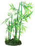Aquarium Bamboo Plant, Artificial Green Leaf Plant for Fish Tank Landscape Decor (Bluestone Bamboo)