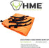 HME Durable Highly-Visible 2800 Total Sq Inches Executioner 4-Sided Bright Orange Blind Cap for Hub-Style Blinds