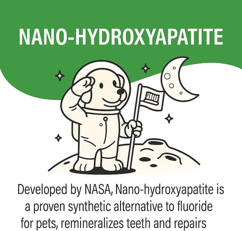 Prymal Pets (4 oz) Remineralizing Dog Toothpaste with Nano-Hydroxyapatite Bacon Flavor, Fluoride-Free & Safe