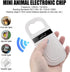 CYSFETENA 134.2kHz 128 Scanner,5V USB2.0 Dog Cat Microchip Reader, Groups of Data Storage Animal Chip Registration RFID