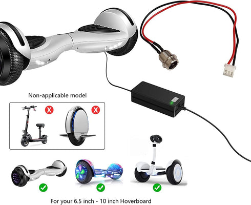 GYL Hoverboard Charging Port Replacement for Gotrax/Hover-1/SISIGAD Electric Scooter Charger Port Cable