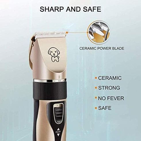 KRASS Trimmer Trimmer 4 Cordless Rechargeable Persian Cat Electric Silent Cat with Combs Professional Pet Grooming