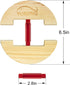 YUNJING Hat Stretcher, Wooden Adjustable Buckle, One Size Fits All from 6-1/2 to 9-1/2