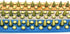 Spiked Studded Dog Collar Anti-bite PU Leather for Small Medium Large Dogs, Brown-Sharp Spikes (L)