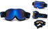 Kids Boys & Girls Ski Snow Goggles - Anti-Fog UV400 Protection Dual Lens (1 Pair)