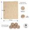 100 LEKOCH Pcs Compressed Towel Tablets - Biodegradable Disposable Bamboo Towels for Camping, Travel, Gym |