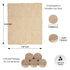 100 LEKOCH Pcs Compressed Towel Tablets - Biodegradable Disposable Bamboo Towels for Camping, Travel, Gym |