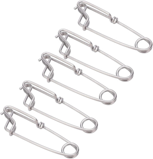 Longline Snap Clip Set, 5pcs Stainless Steel Tuna Clips for Ocean Fishing