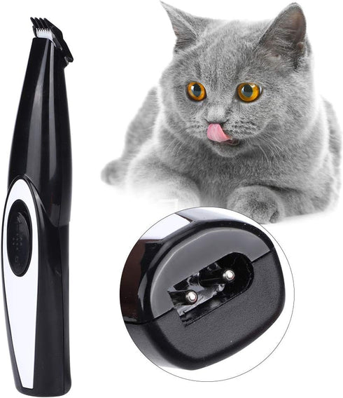 Shanrya Trimmer Trimmer Trimming Electric Pet Pedicure Tool, Dog Paw Low Noise Cordless Electric Mini Shaver Clippers