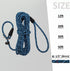 Reflective Long Slip Lead Dog Leash, Anti-Choking 12FT/20FT/30FT/50FT Rope Training Leash for Medium Dogs and Small