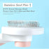 Self Cleaning Slicker Brush for Dogs and Cats - Pet Grooming Brush for Removing Undercoat, Loose Hair, Mats, Dirt