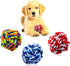 Pet Chew Toy - Knots Weave Cotton Rope, Biting Small Ball for Dogs & Cats, 3 in One Pack